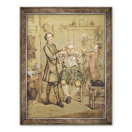 Tablou inramat - Marcellus Laroon the Younger - The Barber - - Roveli