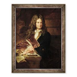 Tablou inramat - Hyacinthe Rigaud - Nicolas Boileau 1636-1711 dupa 1704 - - Roveli