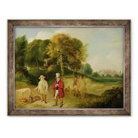 Tablou inramat - John Robert Wildman - J. M. W. Turner 1775-1851 si Walter Ramsden Fawkes 1769-1825 la Farnley Hall - - Roveli