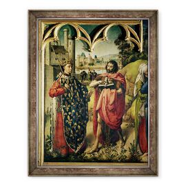 Tablou inramat - Scoala franceza - Parlamentul Altarpiece Paris - - Roveli