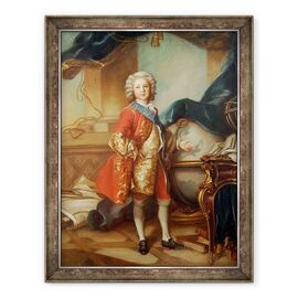 Tablou inramat - Louis M. Tocque - Dauphin Charles-Louis 1729-65 al Frantei - - Roveli
