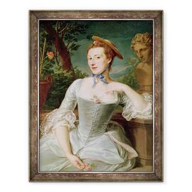Tablou inramat - Pompeo Girolamo Batoni - Portretul unei femei necunoscute - - Roveli