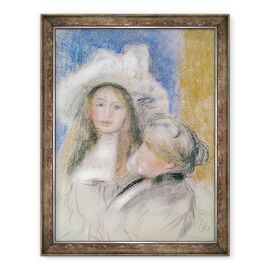 Tablou inramat - Pierre Auguste Renoir - Berthe Morisot 1841-95 si fiica ei Julie Manet 1878-1966 - - Roveli