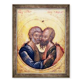 Tablou inramat - Byzantine - Icoana SS. Petru si Pavel - - Roveli