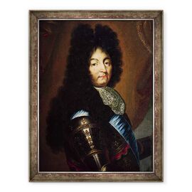 Tablou inramat - Hyacinthe Francois Rigaud - Louis XIV 1638-1715 - - Roveli