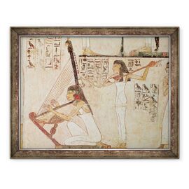 Tablou inramat - Egyptian 18th Dynasty - Doi muzicieni, din mormantul lui Rekhmire - - Roveli