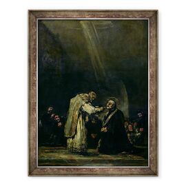 Tablou inramat - Francisco Jose de Goya y Lucientes - Ultima impartasanie a Sfantului Iosif Calasanz 1556-1648 c.1819 - - Roveli