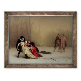Tablou inramat - Jean Leon Gerome - Duelul dupa Mascarada - - Roveli