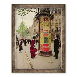 Tablou inramat - Jean Beraud - Chiosc Paris - - Roveli