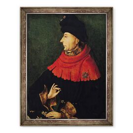 Tablou inramat - Scoala franceza - Ioan cel Neinfricat 1371-1419 Duce de Burgundia - - Roveli