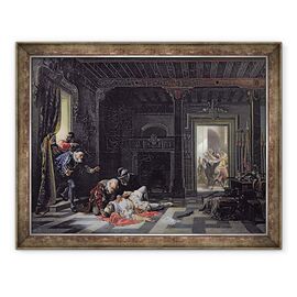 Tablou inramat - Stanislaus von Chlebowski - Moartea Printului de Orange - - Roveli