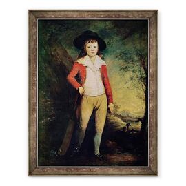 Tablou inramat - Ozias Humphry - Portret De William Seward Cu Un Liliac de Cricket - - Roveli