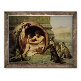 Tablou inramat - Jean Leon Gerome - Diogene - - Roveli