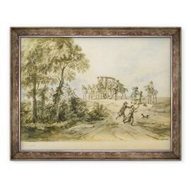 Tablou inramat - Peter Tillemans - Antrenor si Highwayman - - Roveli