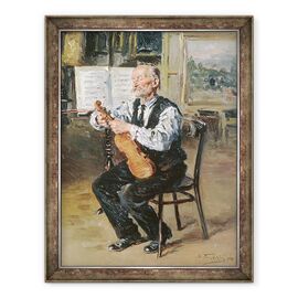 Tablou inramat - Vladimir Egorovic Makovsky - Un facator de vioara - - Roveli