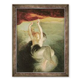 Tablou inramat - Henry Fuseli - Titania gaseste inelul magic pe tarm - - Roveli