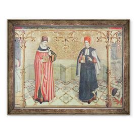 Tablou inramat - Jaume Huguet - Sfantul Cosma si Sfantul Damian - - Roveli