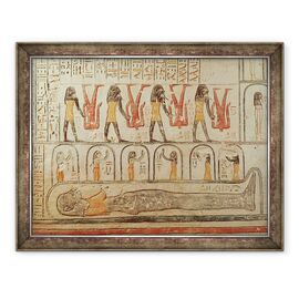 Tablou inramat - Egyptian 20th Dynasty - Detalii din Cartea Pamantului - - Roveli