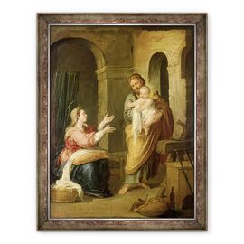 Tablou inramat - Bartolome Esteban Murillo - Sfanta familie - - Roveli