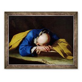Tablou inramat - Giuseppe Antonio Petrini - Sfantul Petru sau Sfantul Jerome Dormind - - Roveli