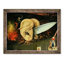Tablou inramat - Hieronymus Bosch - Gradina deliciilor Pamantesti VII - - Roveli