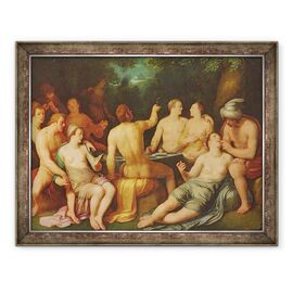 Tablou inramat - Cornelis Cornelisz van Haarlem - Coruptia lumii inainte de potop - - Roveli