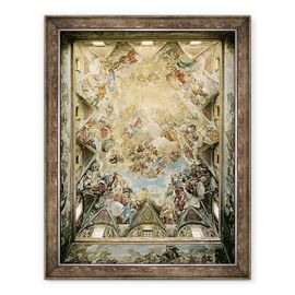 Tablou inramat - Luca Giordano - Gloria Celesta si Triumful Habsburgilor - - Roveli