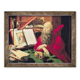 Tablou inramat - Marinus van Reymerswaele - Sfântul Ierome I - - Roveli