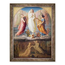 Tablou inramat - Louis Janmot - Adormirea Maicii Domnului - - Roveli
