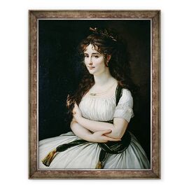 Tablou inramat - Baron Antoine Jean Gros - Doamna Pasteur 1773-1841 - - Roveli