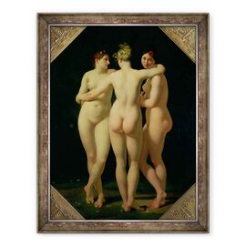 Tablou inramat - Jean-Baptiste Regnault - Cele Trei Gratii - - Roveli