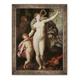 Tablou inramat - Jacques de Backer - Venus si Cupidon II - - Roveli