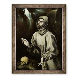 Tablou inramat - El Greco - Sfantul Francisc de Assisi Primirea Stigmatelor - - Roveli