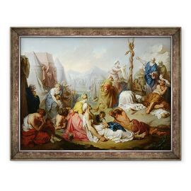 Tablou inramat - Pierre Subleyras - sarpele de arama - - Roveli
