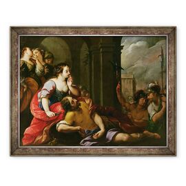 Tablou inramat - Giuseppe Nuvolone - Samson si Dalila - - Roveli