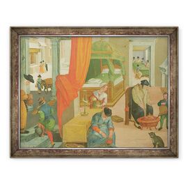 Tablou inramat - Cristoforo Rustici - Ianuarie - - Roveli