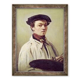 Tablou inramat - Jean Baptiste Camille Corot - Autoportret - - Roveli