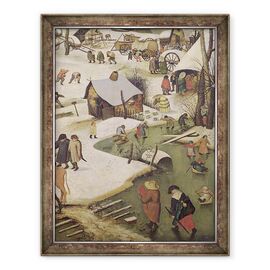 Tablou inramat - Pieter Bruegel the Elder - Recensamantul din Betleem IV - - Roveli