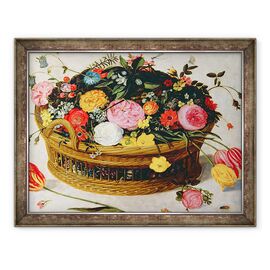 Tablou inramat - Jan Brueghel - Cos de Flori - - Roveli