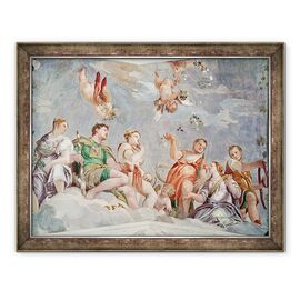Tablou inramat - Veronese - Curtea Iubirii sau, Virtutile conjugale - - Roveli