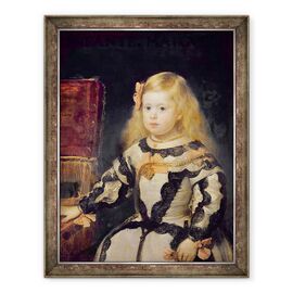 Tablou inramat - Diego Rodriguez de Silva y Velazquez - Portretul Infantei Maria Marguerita 1651-73 1654 - - Roveli