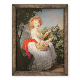 Tablou inramat - Elisabeth Louise Vigee-Lebrun - Portret De Marie-Christine De Bourbon-Napoli 1779-1849 - - Roveli