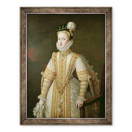 Tablou inramat - Alonso Sanchez Coello - Anne de Austria 1549-80 Regina Spaniei - - Roveli