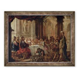 Tablou inramat - Juan de Valdes Leal - Casatoria la Cana - - Roveli