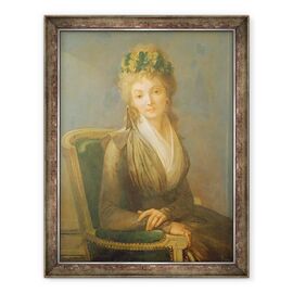 Tablou inramat - Louis Leopold Boilly - Portret presupus a fi Lucile Desmoulins 1771-94 1794 - - Roveli