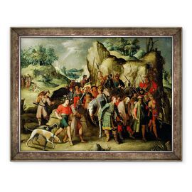 Tablou inramat - Pieter Brueghel the Younger - Sfantul Pavel a condus la Damasc dupa convertirea sa - - Roveli