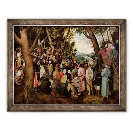 Tablou inramat - Pieter Brueghel the Younger - Predica Sfantului Ioan Botezatorul - - Roveli