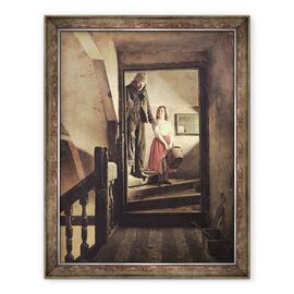 Tablou inramat - Jean Alphonse Roehn - Personalul de batranete - - Roveli