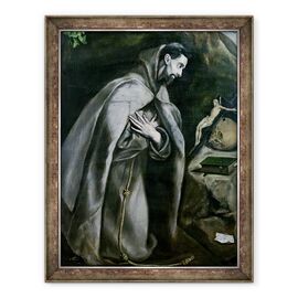 Tablou inramat - El Greco - Sfantul Francisc de Assisi - - Roveli