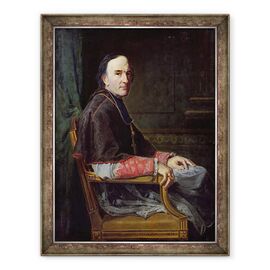 Tablou inramat - Jean Louis Victor Viger du Vigneau - Georges Darboy 1813-71 Arhiepiscop de Paris - - Roveli